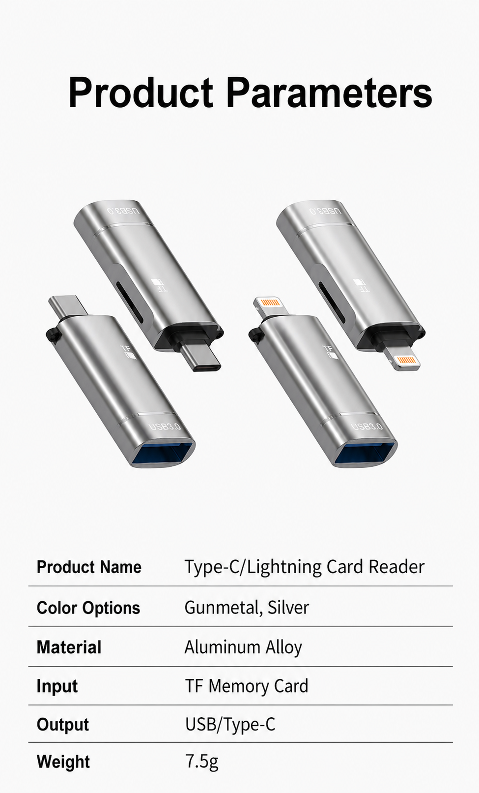Multi-Function Type-C OTG Card Reader