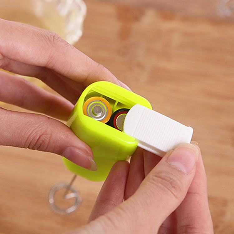 Mini Electric Milk Frother & Handheld Egg Whisk
