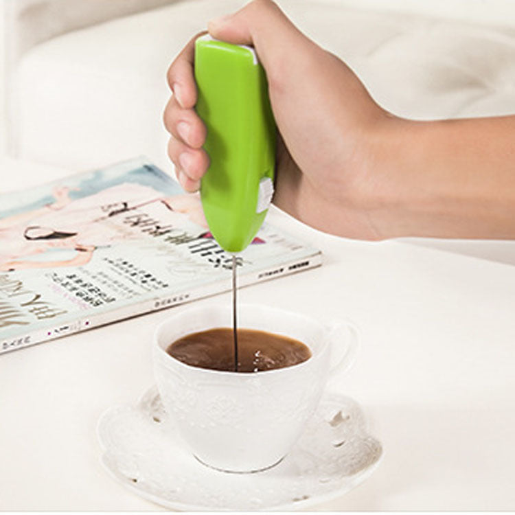 Mini Electric Milk Frother & Handheld Egg Whisk