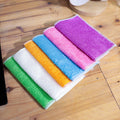 Colorful Double-Layer Bamboo Fiber Dish Cloth