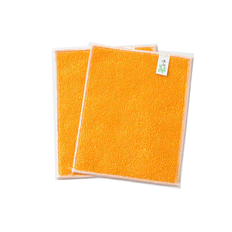 Colorful Double-Layer Bamboo Fiber Dish Cloth