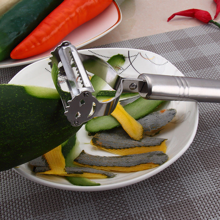 Stainless Steel Double-Ended Fruit & Vegetable Peeler