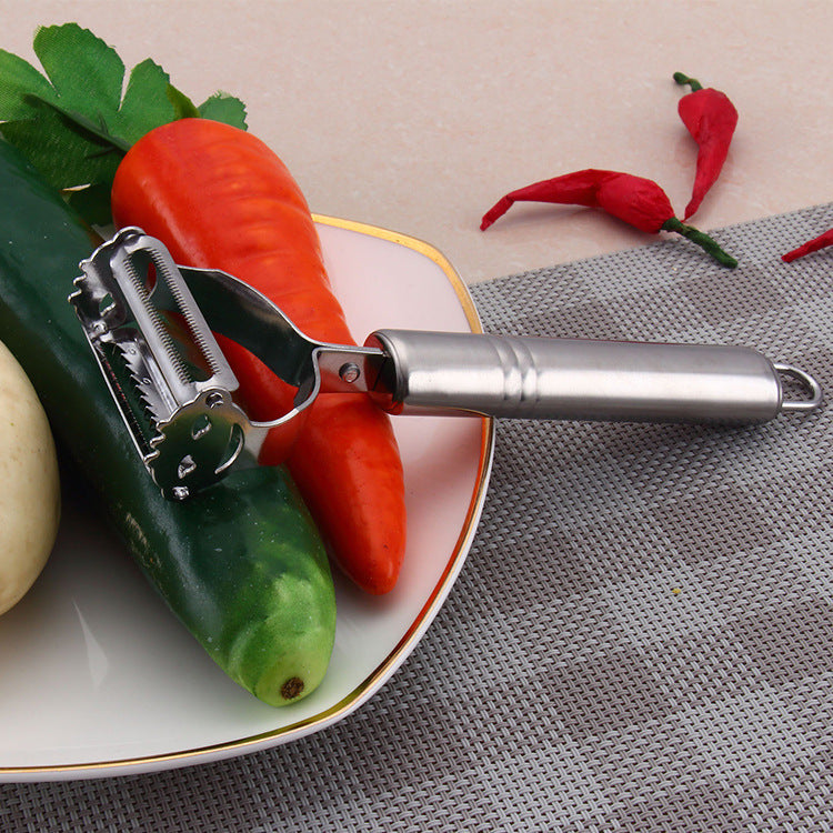 Stainless Steel Double-Ended Fruit & Vegetable Peeler