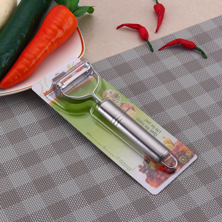 Stainless Steel Double-Ended Fruit & Vegetable Peeler