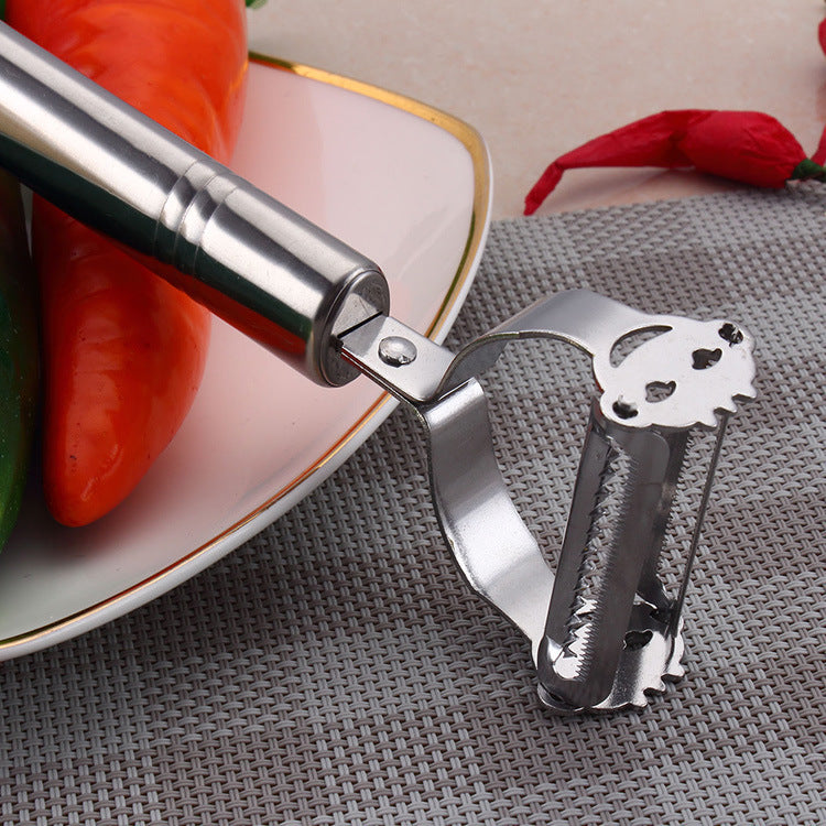 Stainless Steel Double-Ended Fruit & Vegetable Peeler