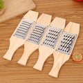 Wood Handle Stainless Steel Vegetable Grater