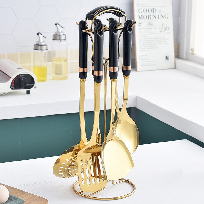 7-Piece Ceramic Kitchen Utensil Set for Home Cooking