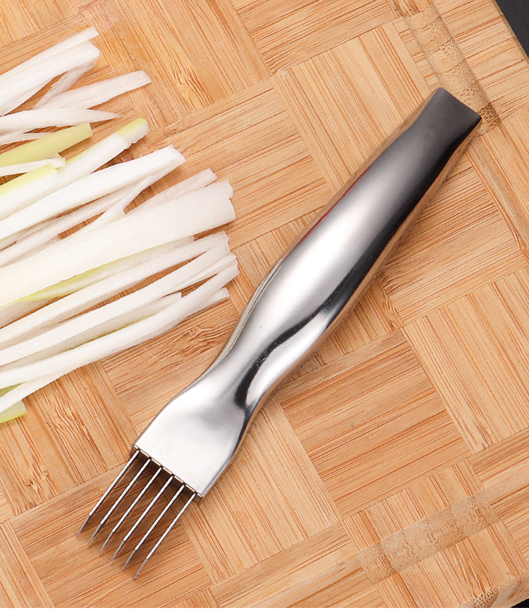 Stainless Steel Scallion Shredder for Kitchen Use