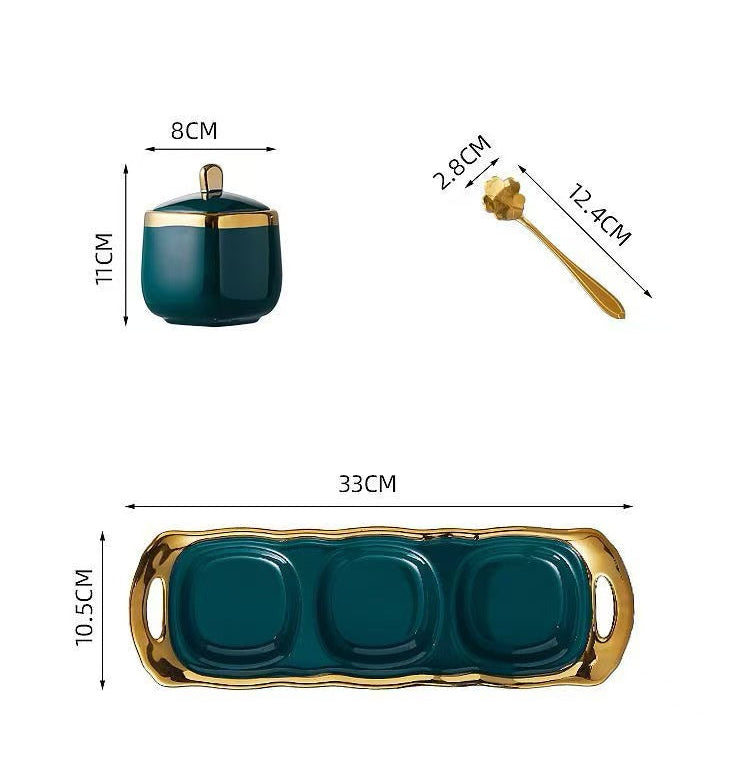 Luxury Ceramic Seasoning Jar Set