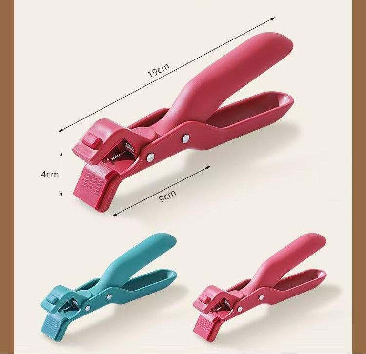 Silicone Anti-Scald Bowl & Plate Clip for Kitchen Use