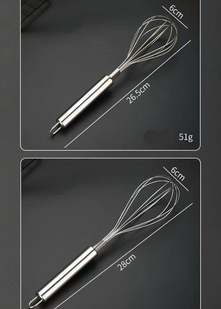 Stainless Steel Manual Egg Whisk
