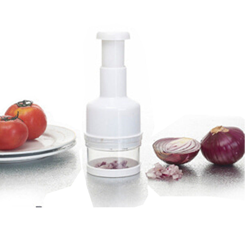 Manual Hand Press Vegetable Chopper for Kitchen Use