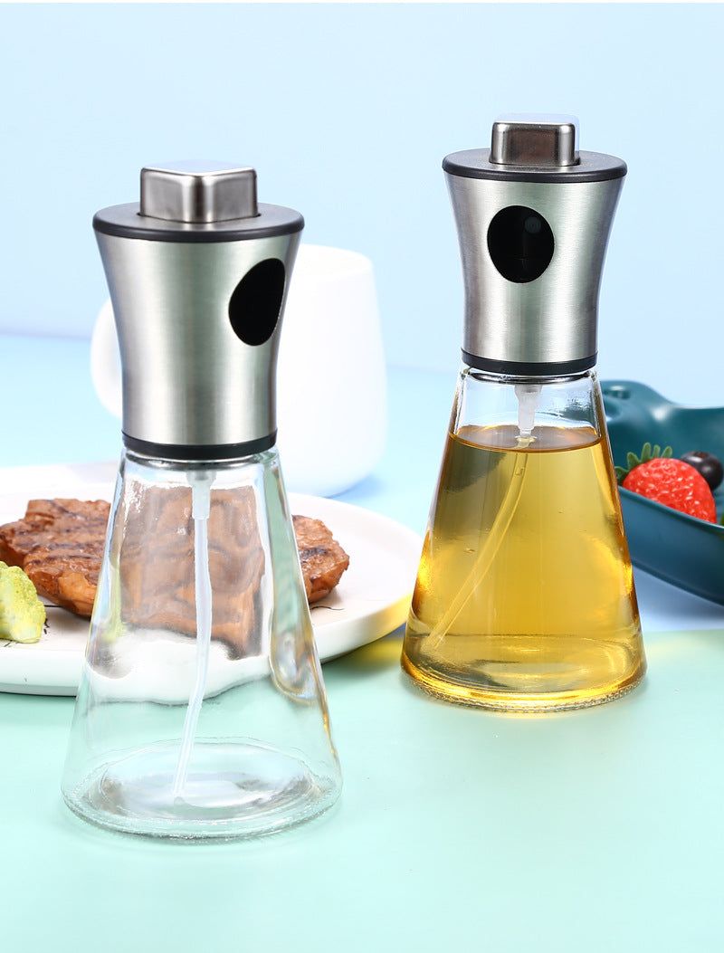 304 Stainless Steel Oil & Vinegar Spray Bottle for Kitchen