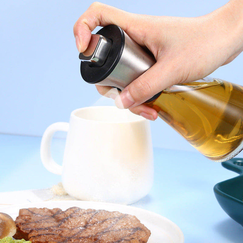 304 Stainless Steel Oil & Vinegar Spray Bottle for Kitchen