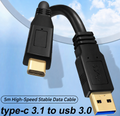 USB 3.0 to Type-C Extension Cable