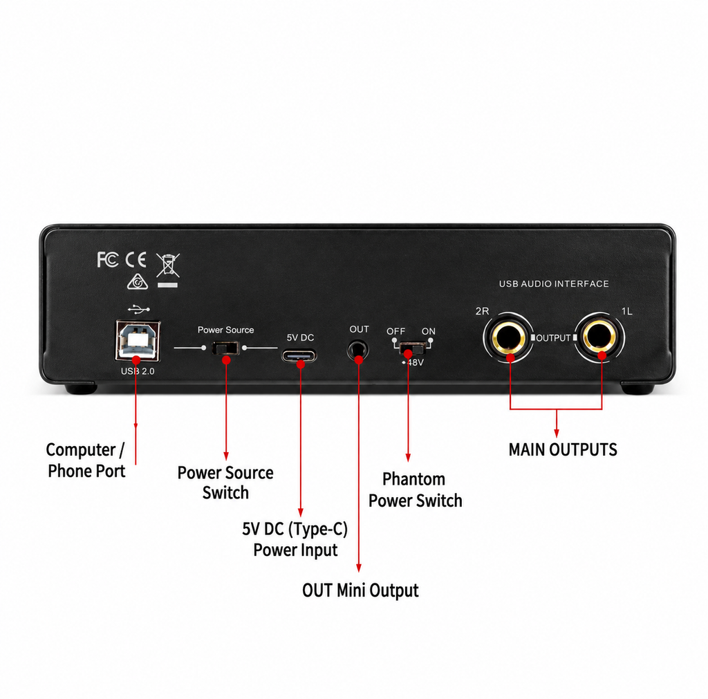 MD22 External USB Sound Card