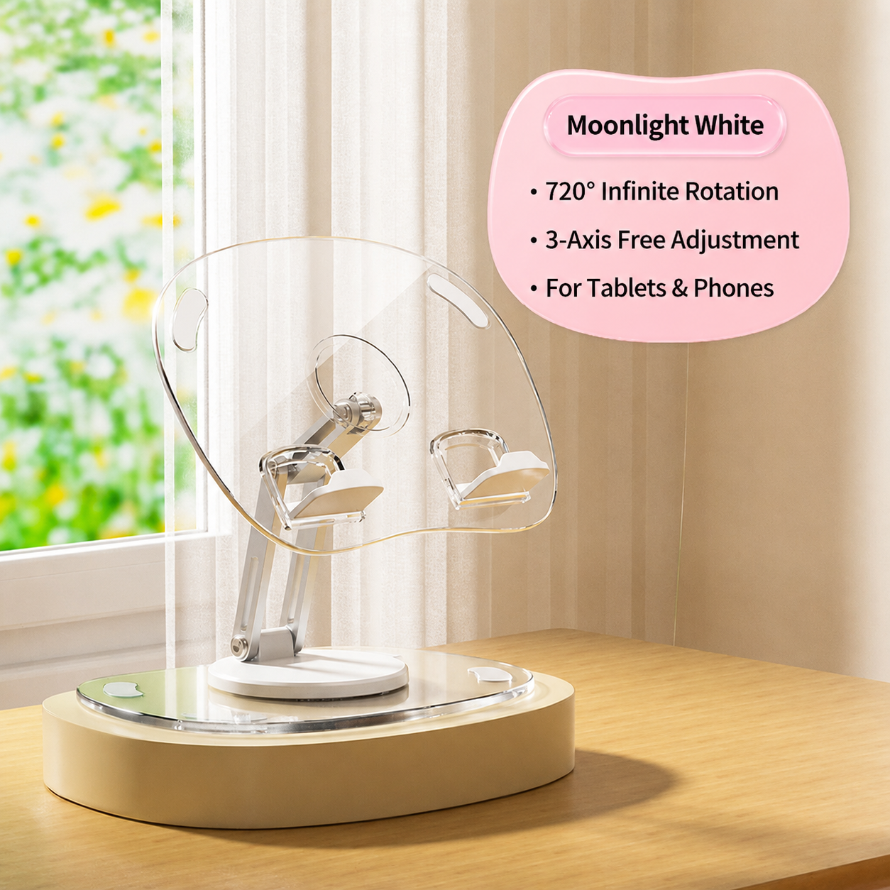 360° Three-Axis Metal Tablet Stand