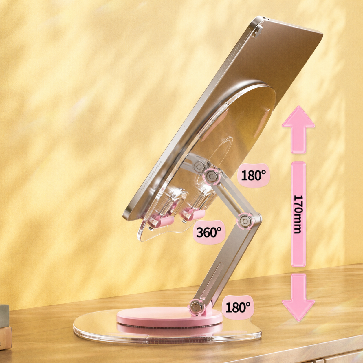 360° Three-Axis Metal Tablet Stand