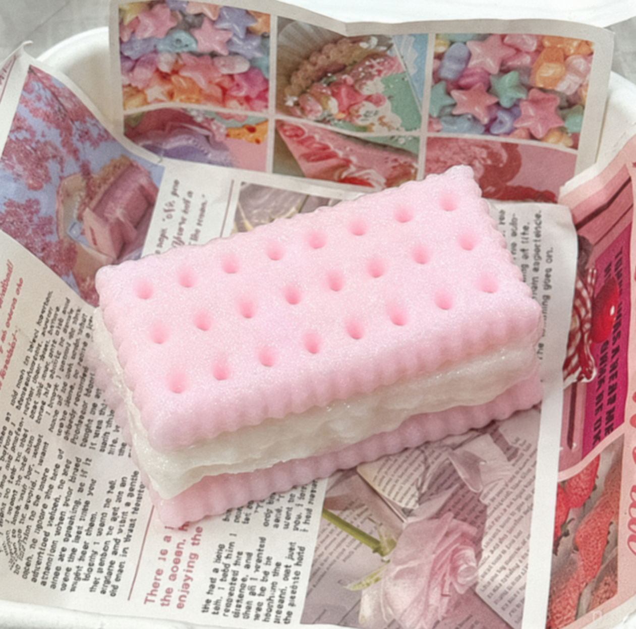 Soft Biscuit Squeeze Stress Relief Toy