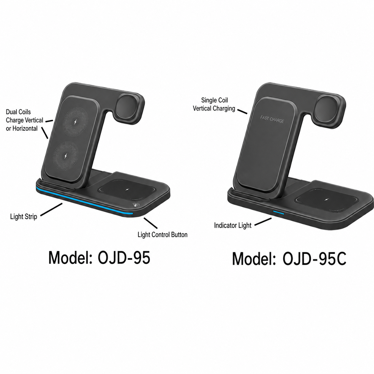 3-in-1 Foldable Wireless Charger