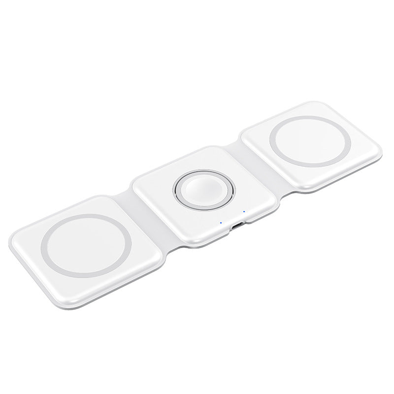 Foldable 3-in-1 Magnetic Wireless Charger