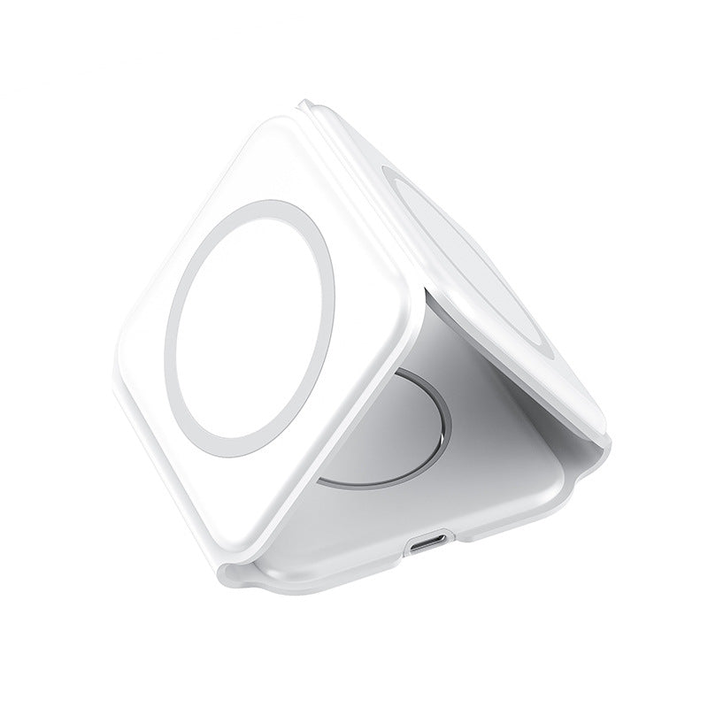 Foldable 3-in-1 Magnetic Wireless Charger