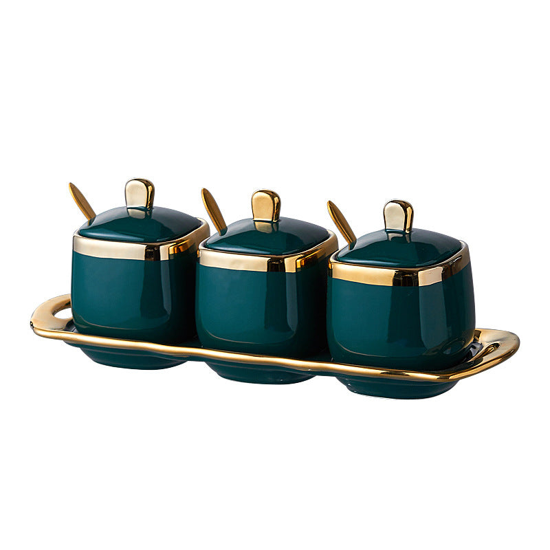 Luxury Ceramic Seasoning Jar Set