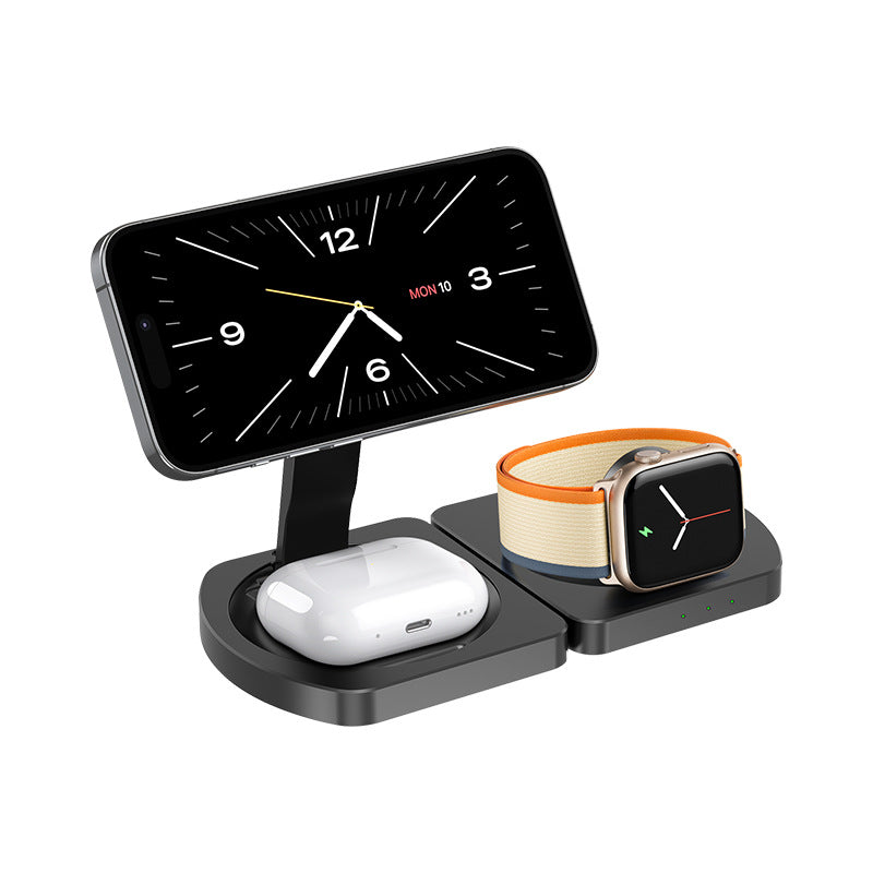 Foldable 3-in-1 Wireless Charger