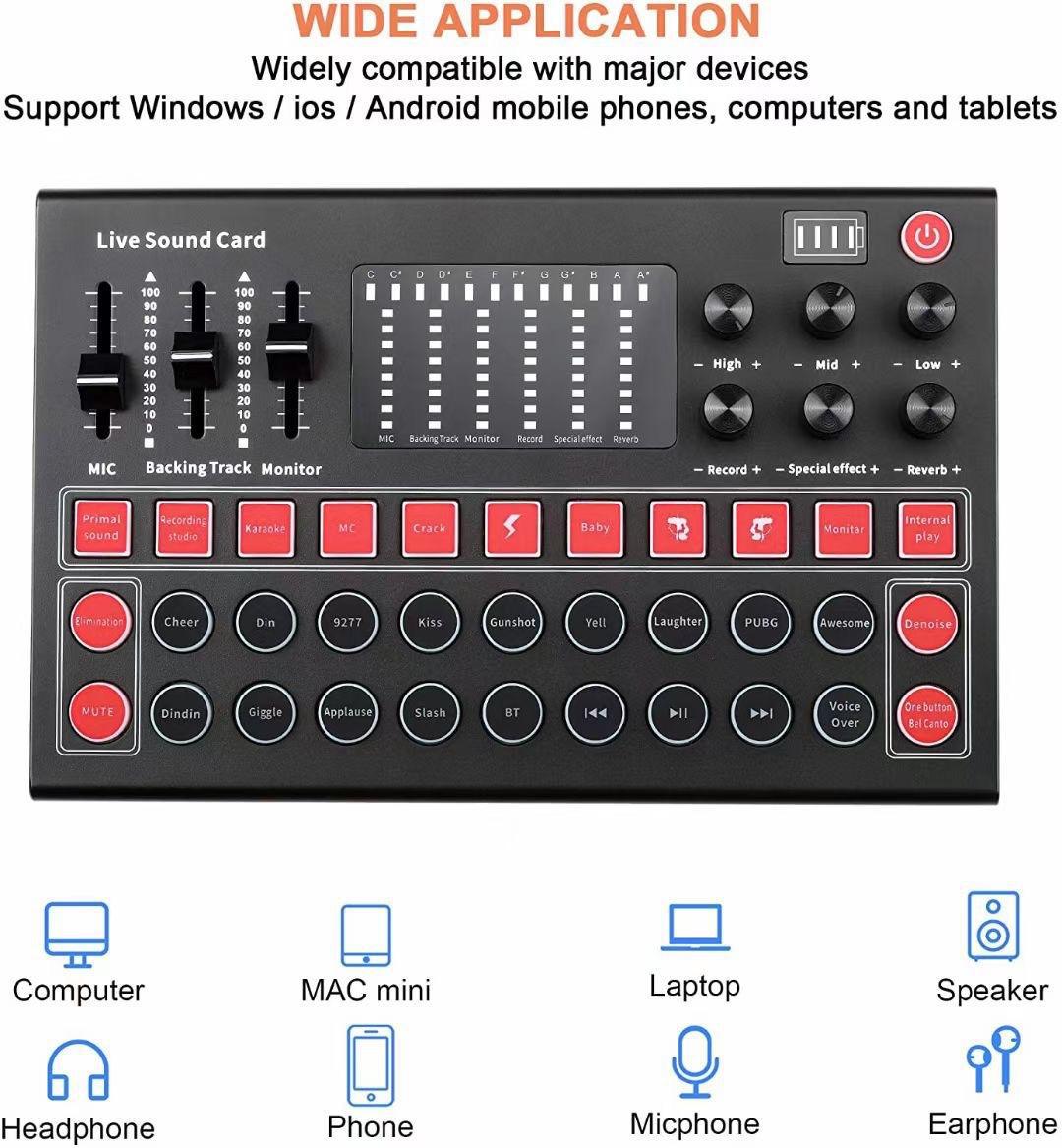 M9 Professional Live Sound Card