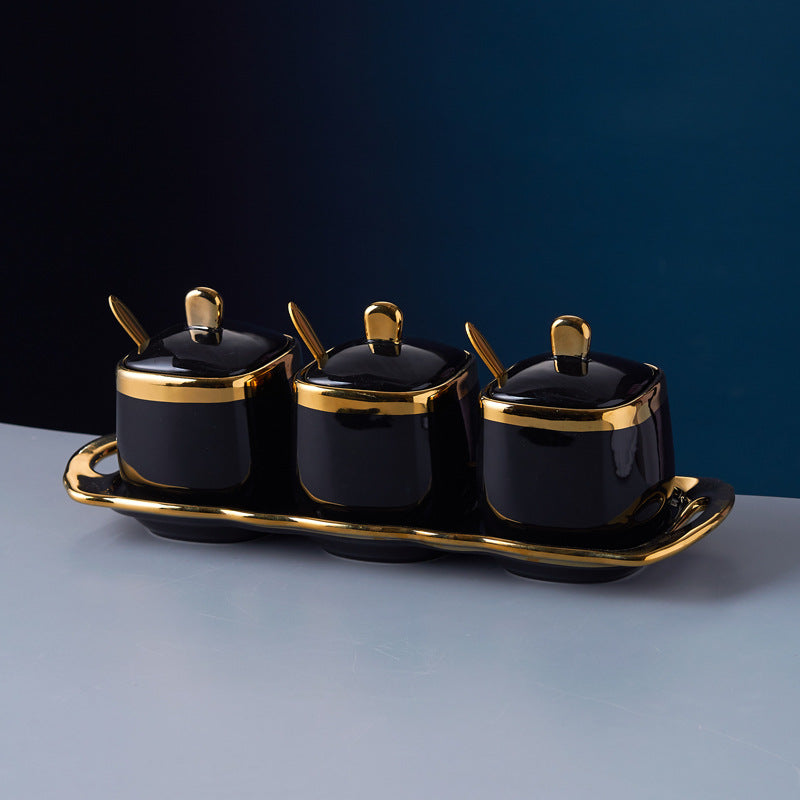 Luxury Ceramic Seasoning Jar Set