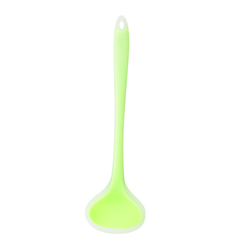 One-Piece Silicone Soup Ladle for Nonstick Cookware