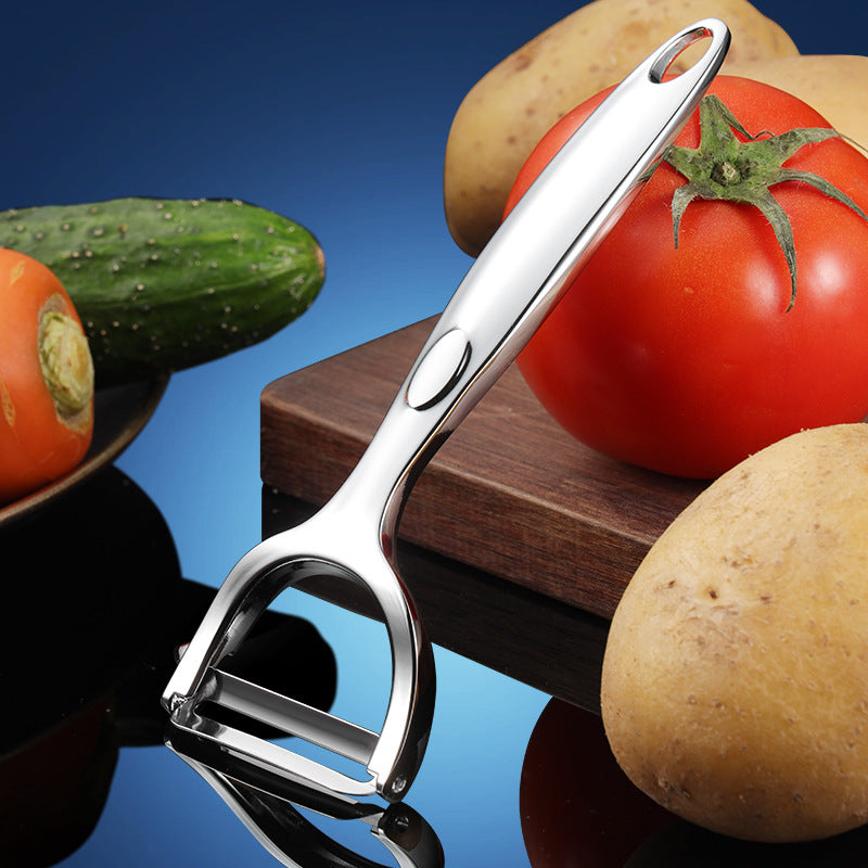 Stainless Steel Press Peeler