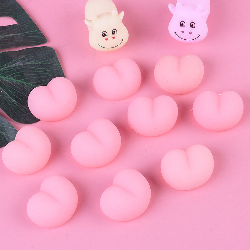 Cute Peach Squeeze Stress Relief Toy