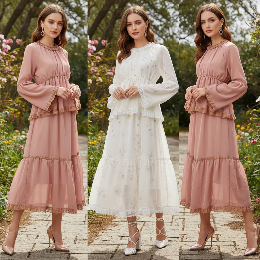 Daisy Ruffle Waist Dress