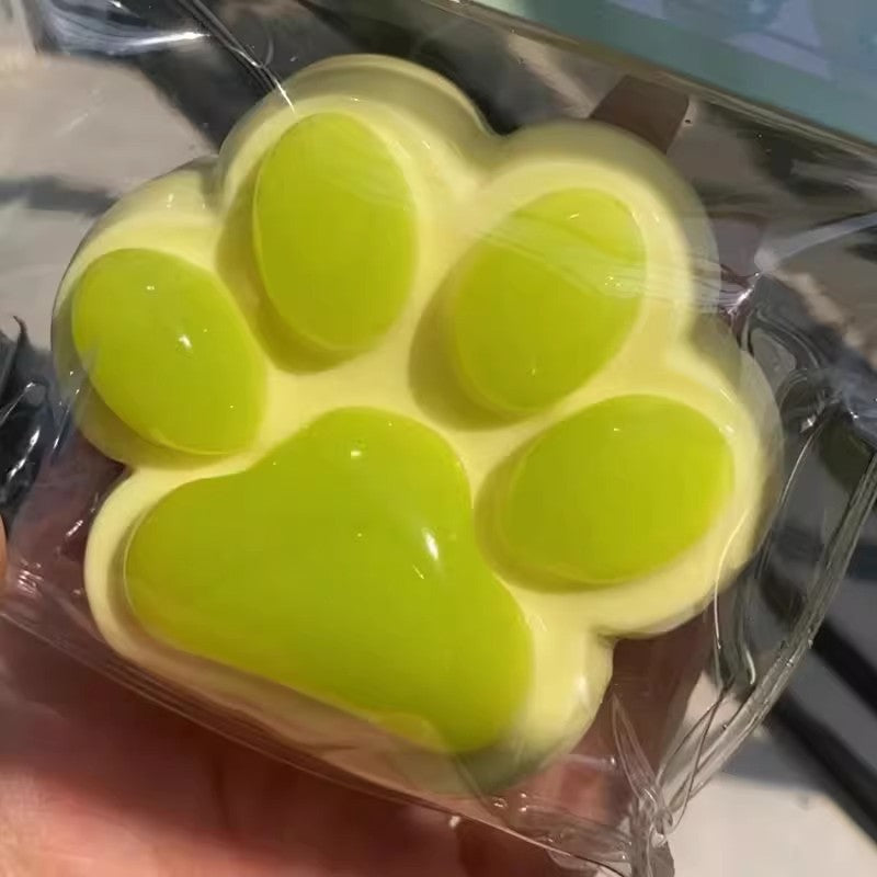 Green Grape Cat Paw Slow Rebound Squishy Toy
