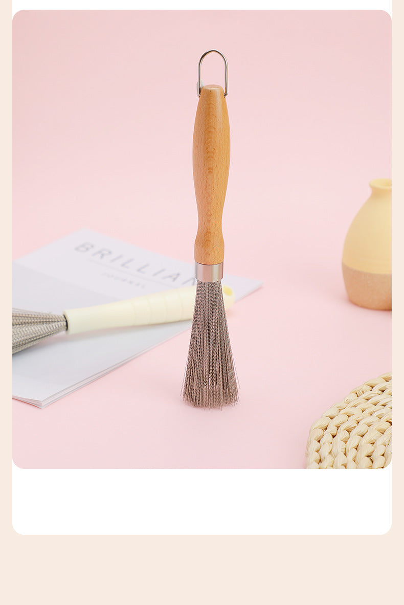 Heavy-Duty 304 Stainless Steel Pot Cleaning Brush