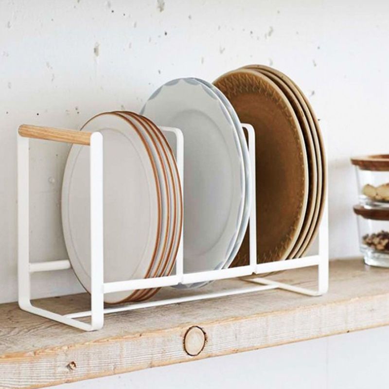 Japanese Style Iron Dish Drying Rack for Kitchen Counter