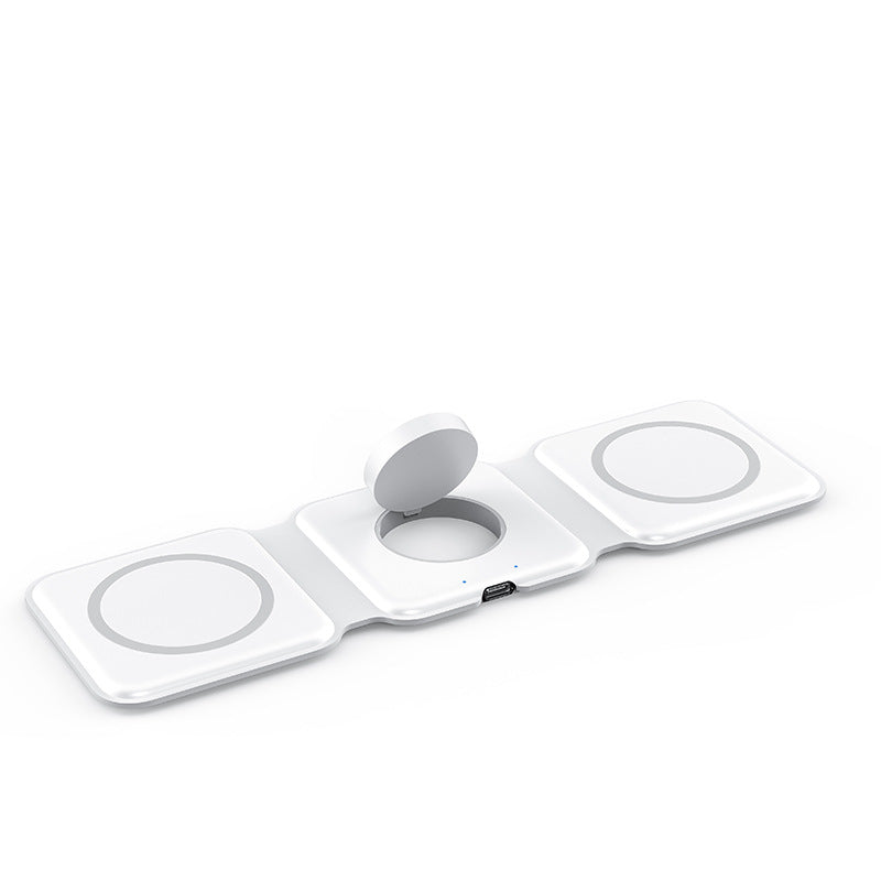 Foldable 3-in-1 Magnetic Wireless Charger