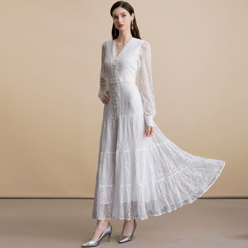 Elegant Belted Maxi Dress