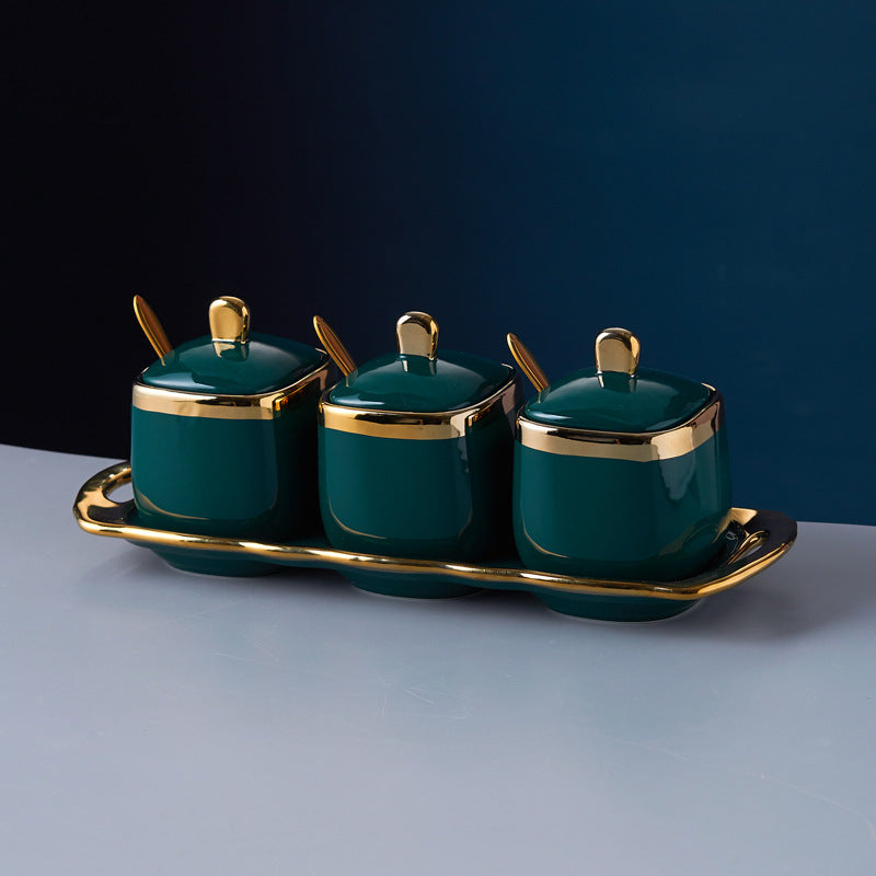 Luxury Ceramic Seasoning Jar Set