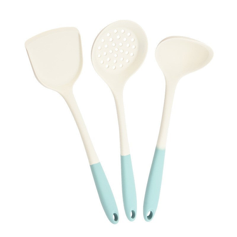 One-Piece Silicone Kitchen Utensil Set for Nonstick Cookware