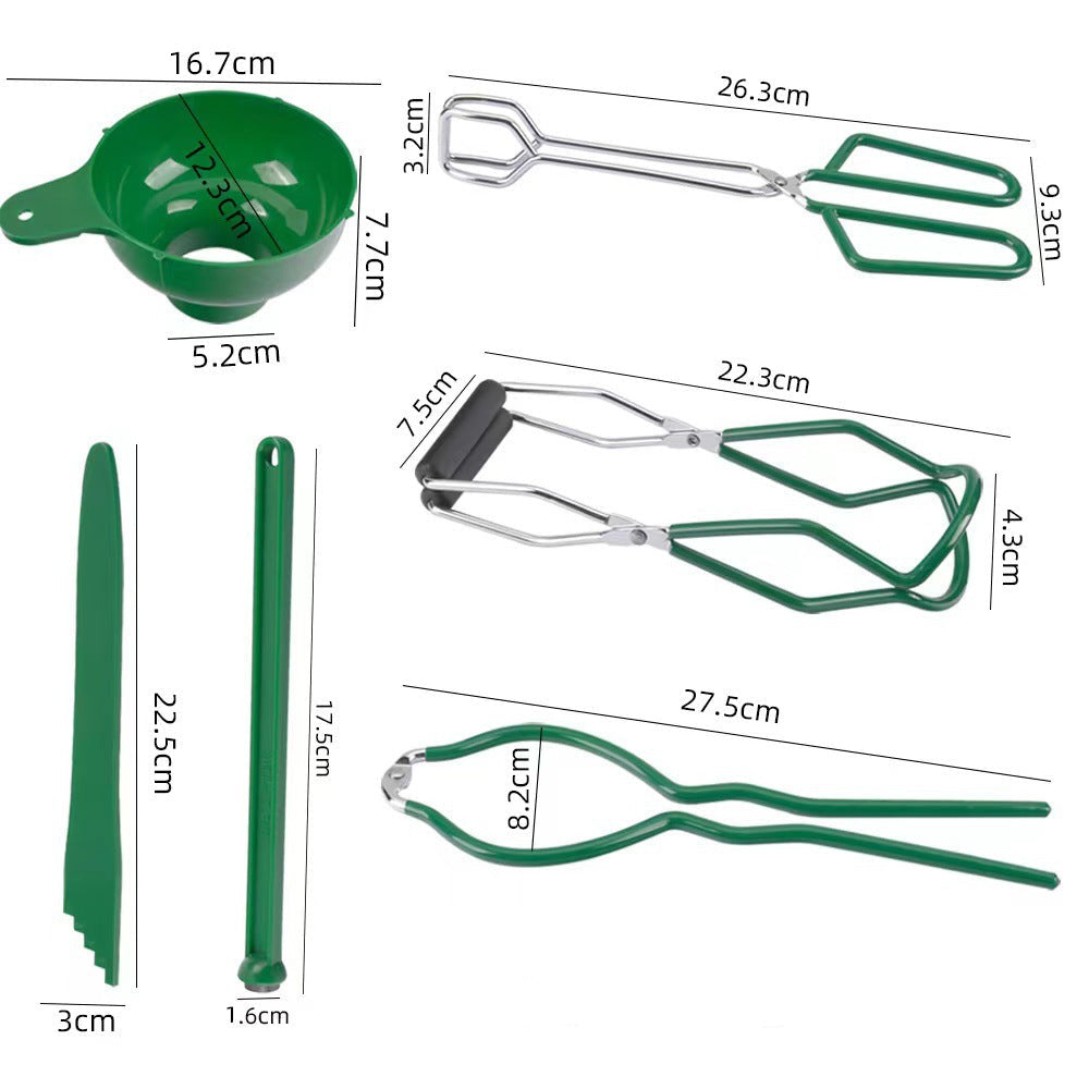 Canning Kit with Funnel & Heat-Resistant Jar Lifter