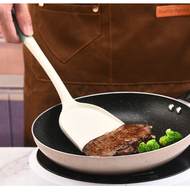 One-Piece Silicone Kitchen Utensil Set for Nonstick Cookware
