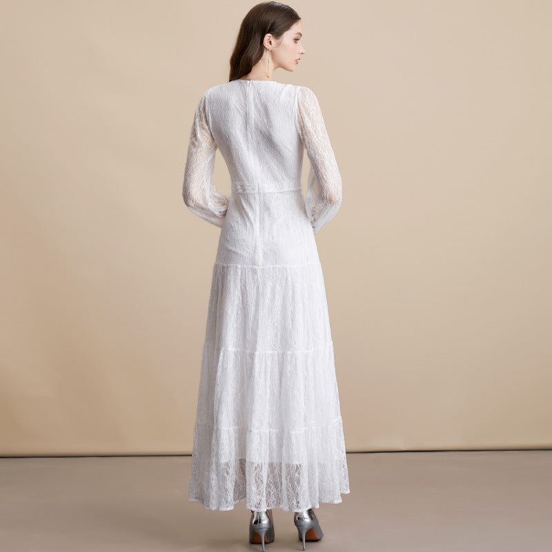 Elegant Belted Maxi Dress