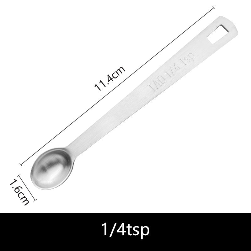 5-Piece Stainless Steel Measuring Spoon Set for Baking & Seasoning