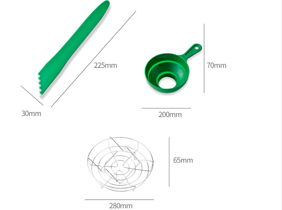 Canning Kit with Funnel & Heat-Resistant Jar Lifter