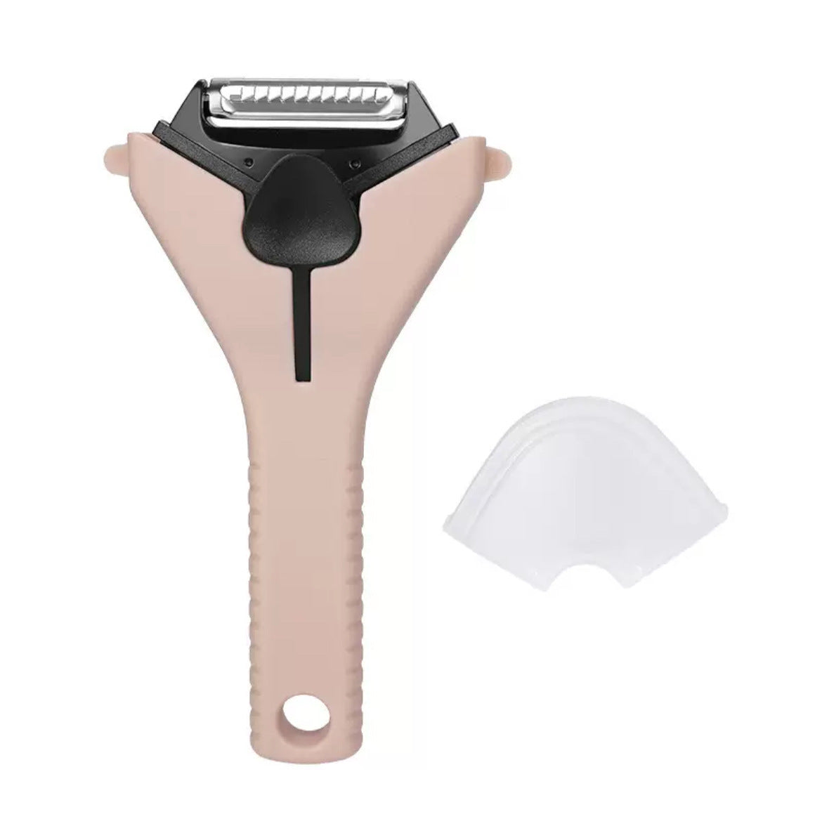 Stainless Steel 3-in-1 Triangle Peeler & Grater for Kitchen Use
