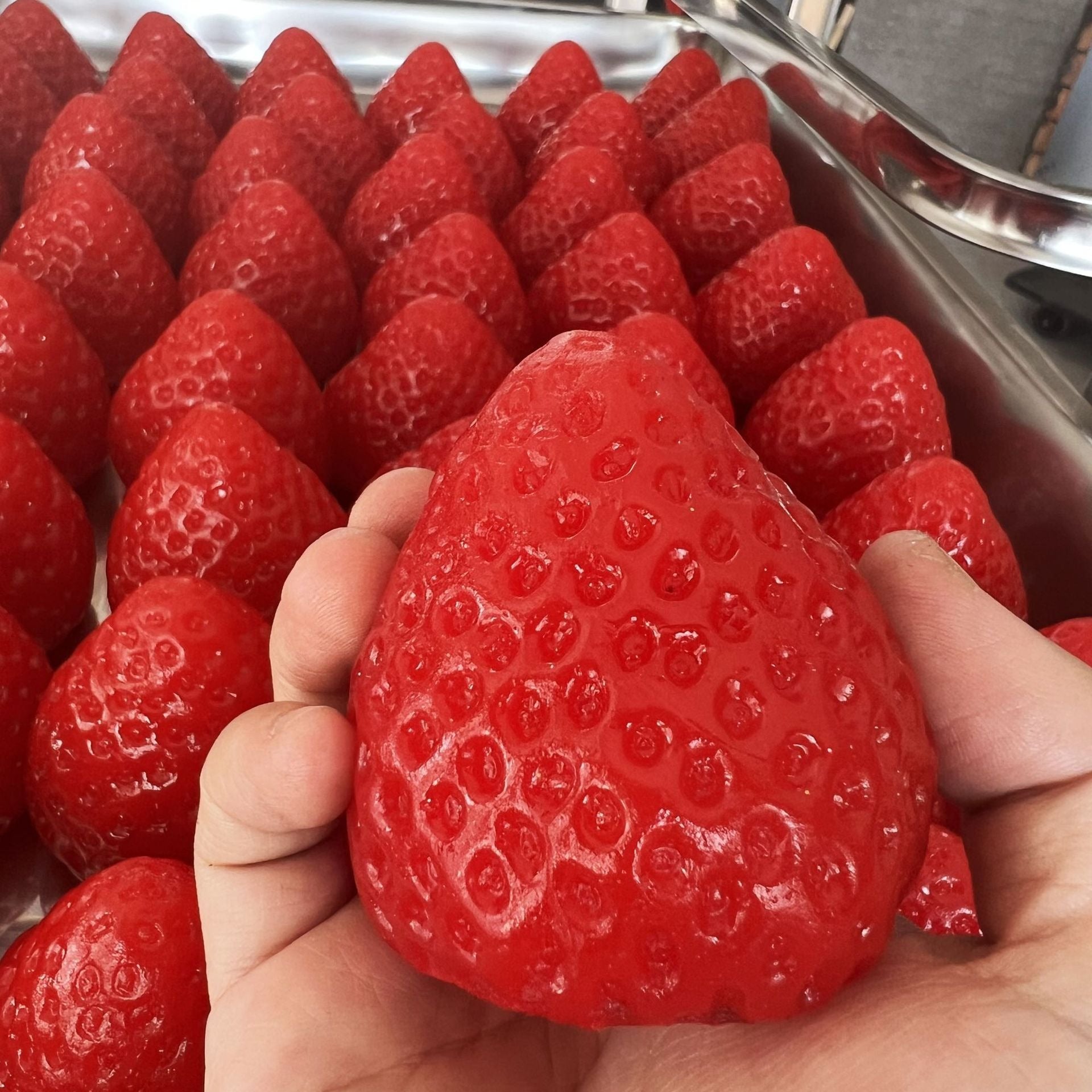 Large Strawberry Squishy Stress Relief Toy