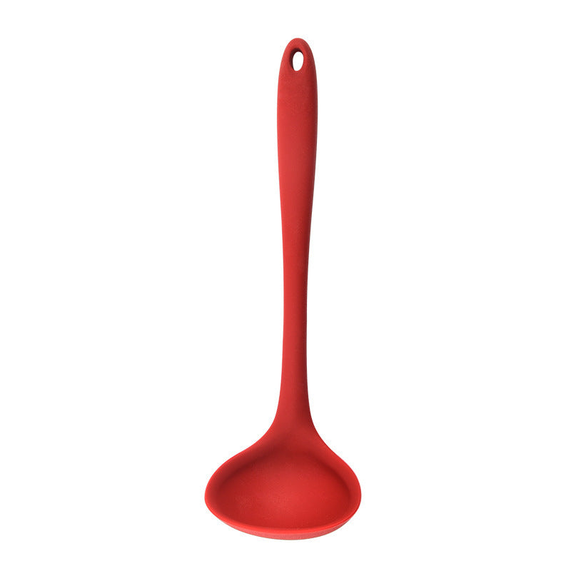 One-Piece Silicone Soup Ladle for Nonstick Cookware