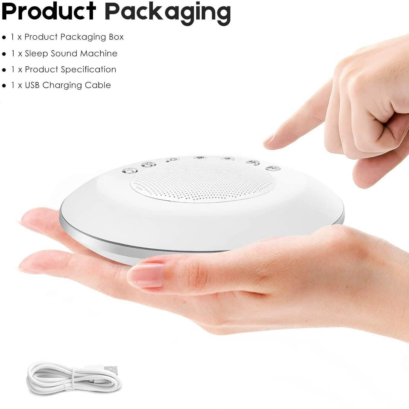 Portable White Noise Sleep Aid Lamp